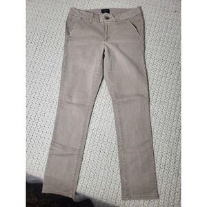 American Eagle Outfitters Skinny Khaki Pants Womens 10 Regular Stretch Tan 30x30